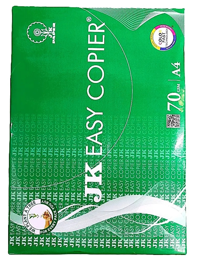 JK Easy Copier Paper, A4 Size, 70 GSM (500 Sheets/Ream)