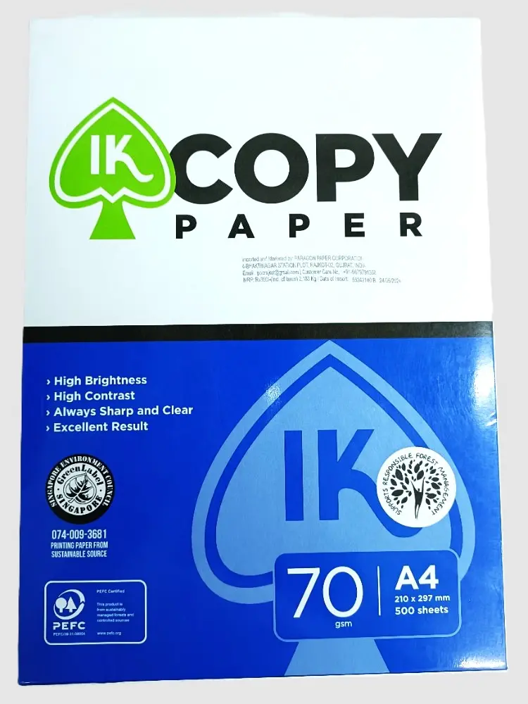 IK Copy Paper A4 70 gsm, 500 sheets