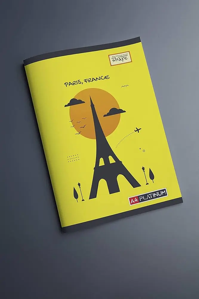 Shape Platinum Notebook 172 Pages (A4 size) 6 Pieces