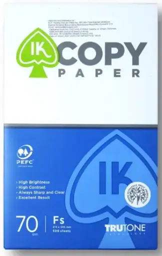 IK COPY PAPER Fs, 70 gsm, 500 sheets