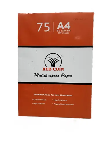 RED COIN A4, 75 gsm, 500 sheets