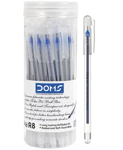 DOMS KIKA R8 Ballpoint Pen 25 Piece